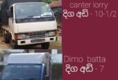 Lorry For Hire – ප්‍රවාහන සේවා
