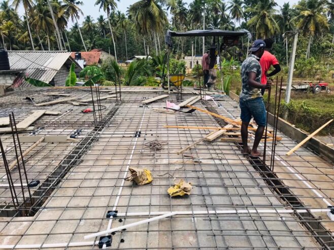 Concrete slab – ස්ලැබ් හා සැටලින්