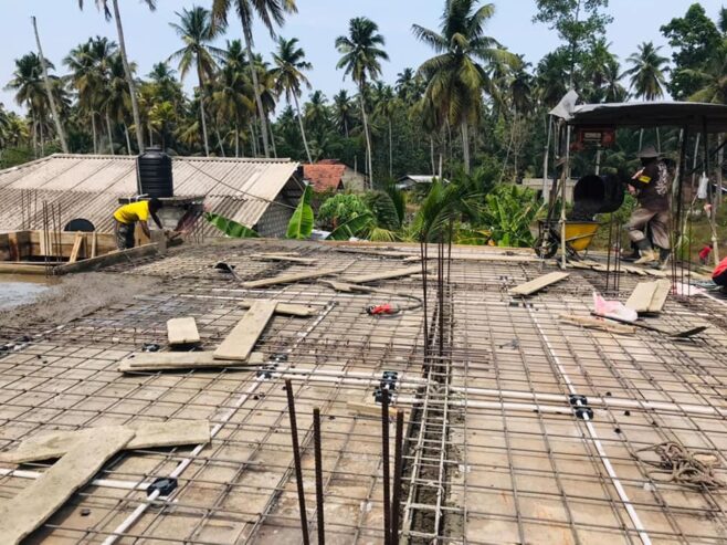 Concrete slab – ස්ලැබ් හා සැටලින්